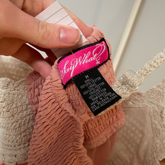 Crochet & Mesh Tank - Picture 6 of 6